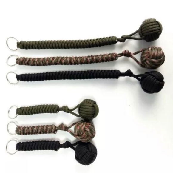 Monkey fist keychains 11” Paracord Handmade Custom - Picture 2 of 6